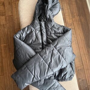 Naked Wardrobe Black Puffer Jacket